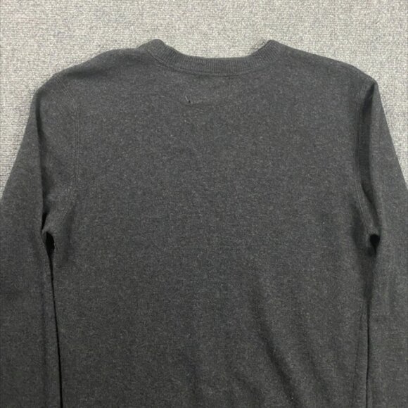 Vintage Woolrich Sweater Adults Medium Gray V-Neck John Rich & Bros Wool Mens - Picture 12 of 12